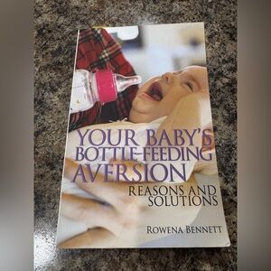 Your Baby's Bottle-Feeding Aversion by Rowena Bennett - Book with Purple Title